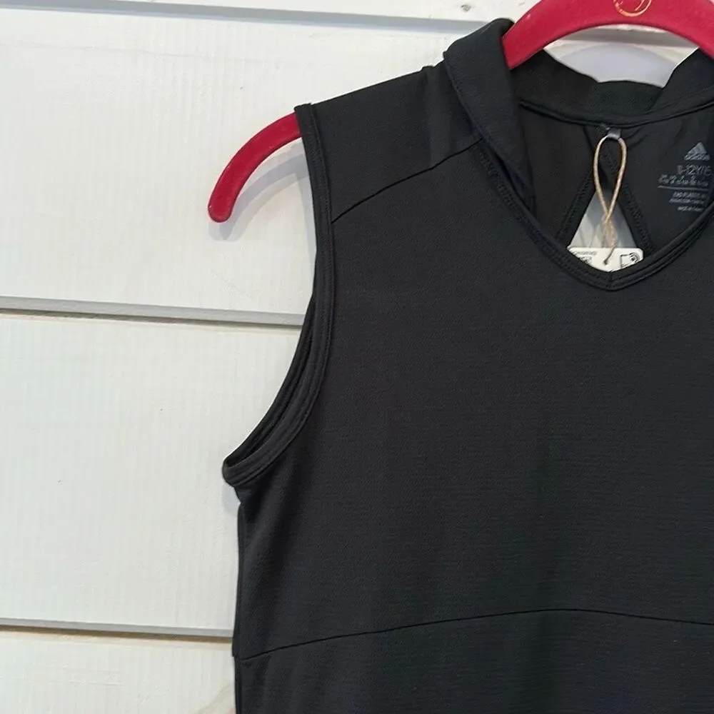 Adidas Golf Dress Sleeveless Black NEW Girls Medium Sleeveless